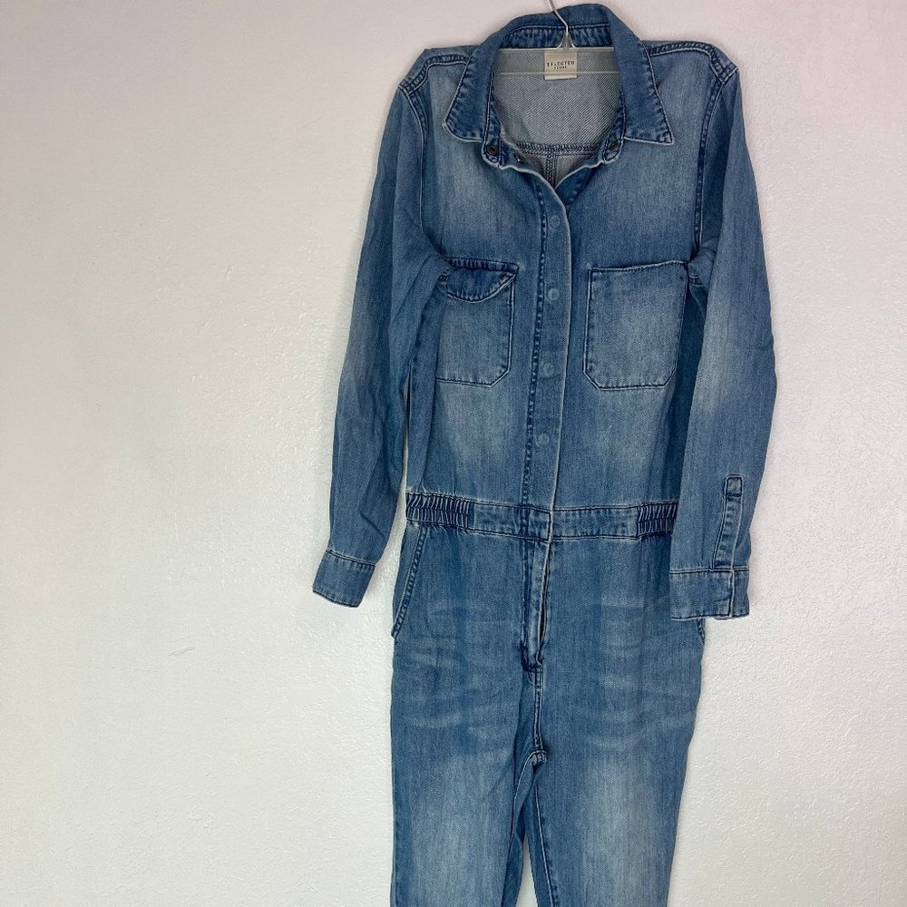 Denim Romper